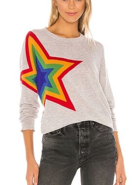 Sundry Rainbow Star Sweater 3